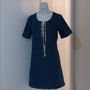 Glamorous jeans dress mini length
